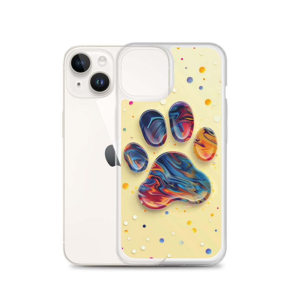 Artistic PawPrints  Aurora Clear Case for iPhone®