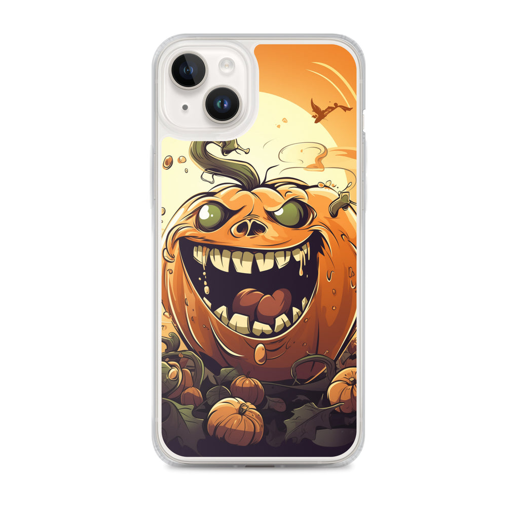 Halloween Pumpkin B Clear Case for iPhone