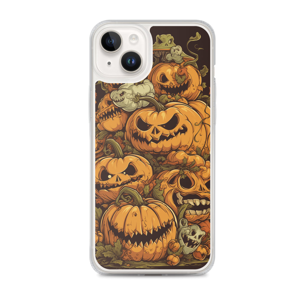 Halloween Pumpkin C Clear Case for iPhone