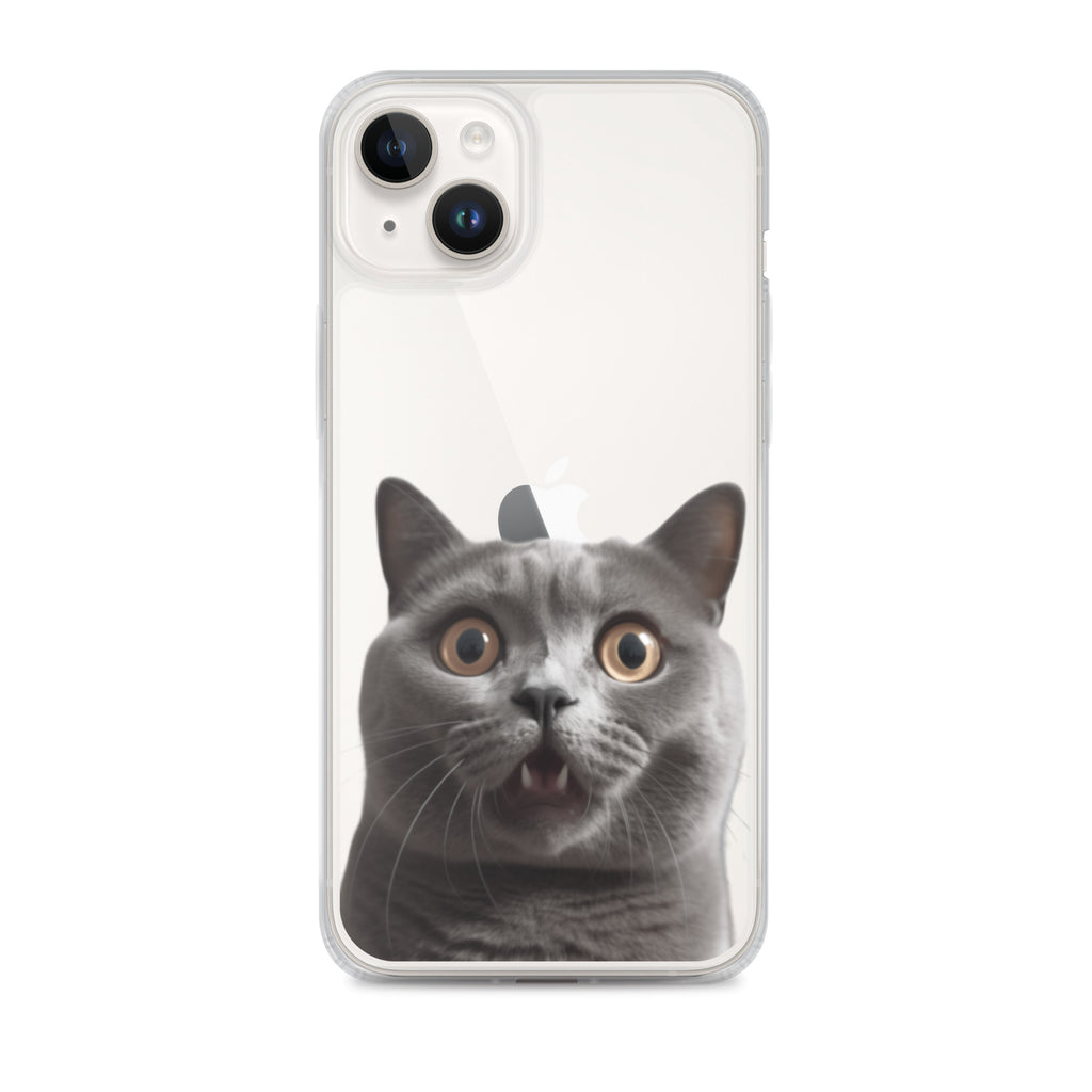 Cat B Clear Case for iPhone