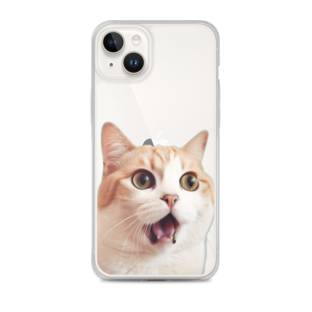 Cat E Clear Case for iPhone