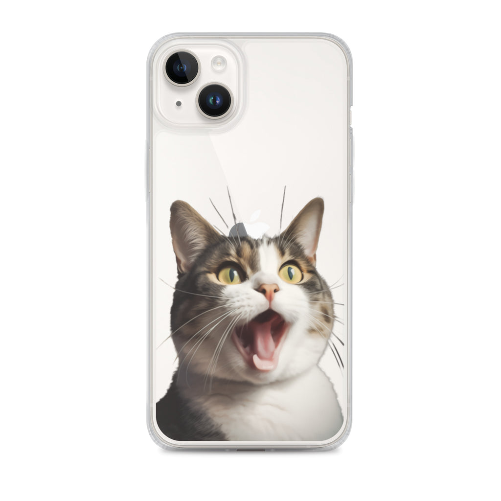 Cat H Clear Case for iPhone