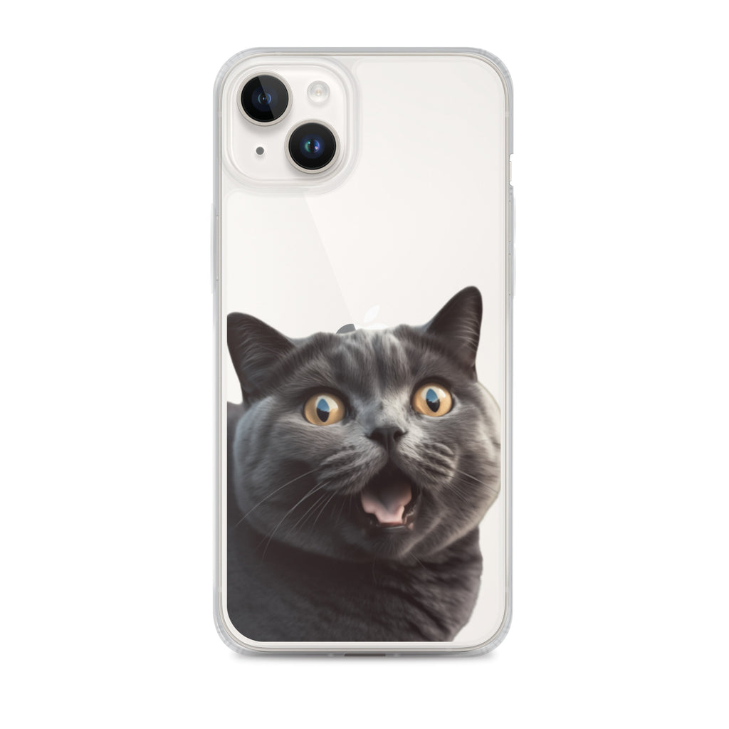 Cat  I Clear Case for iPhone