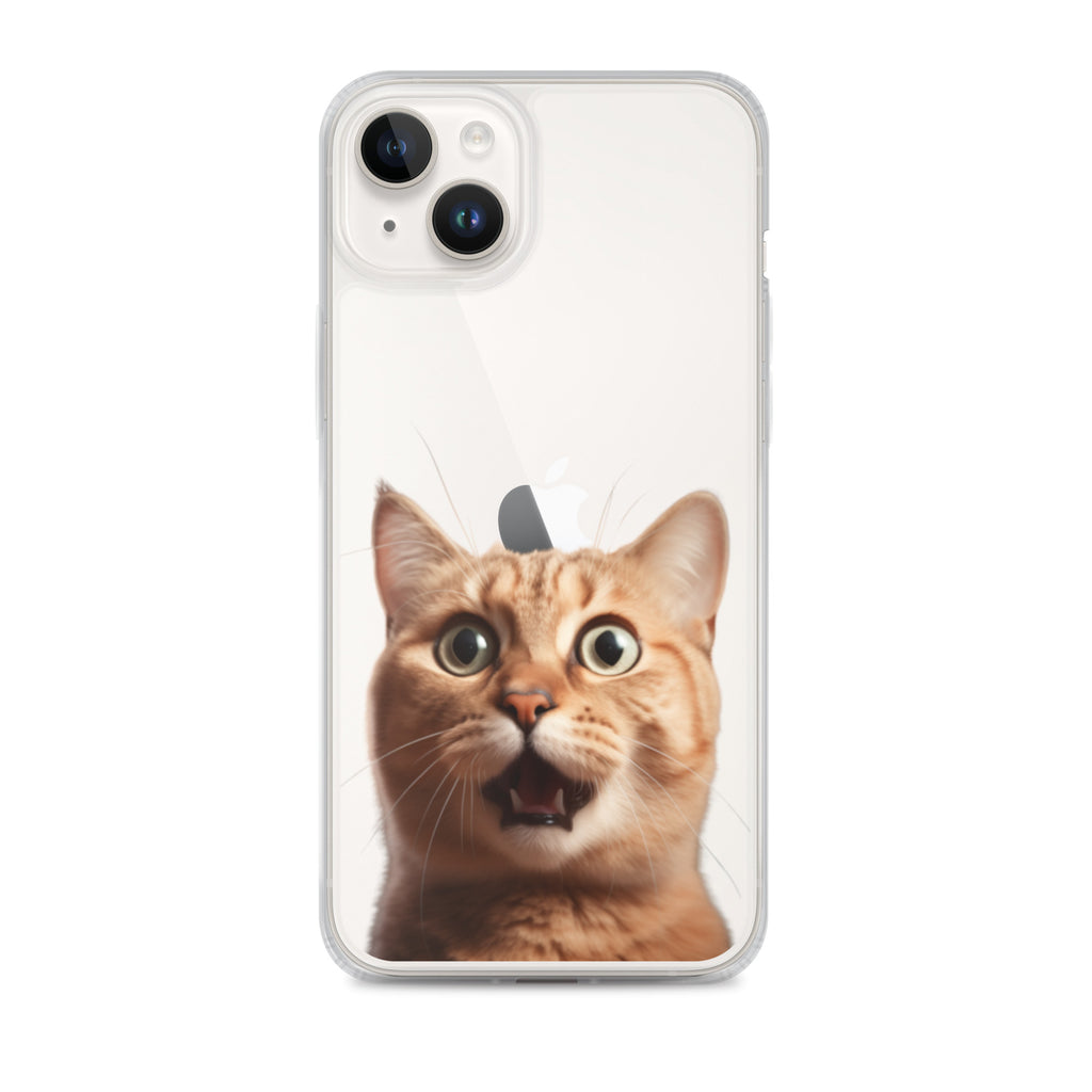 Cat J Clear Case for iPhone