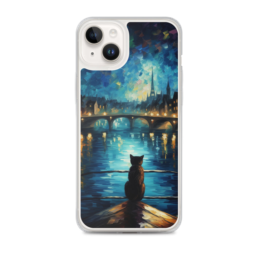 River Cat B Clear Case for iPhone