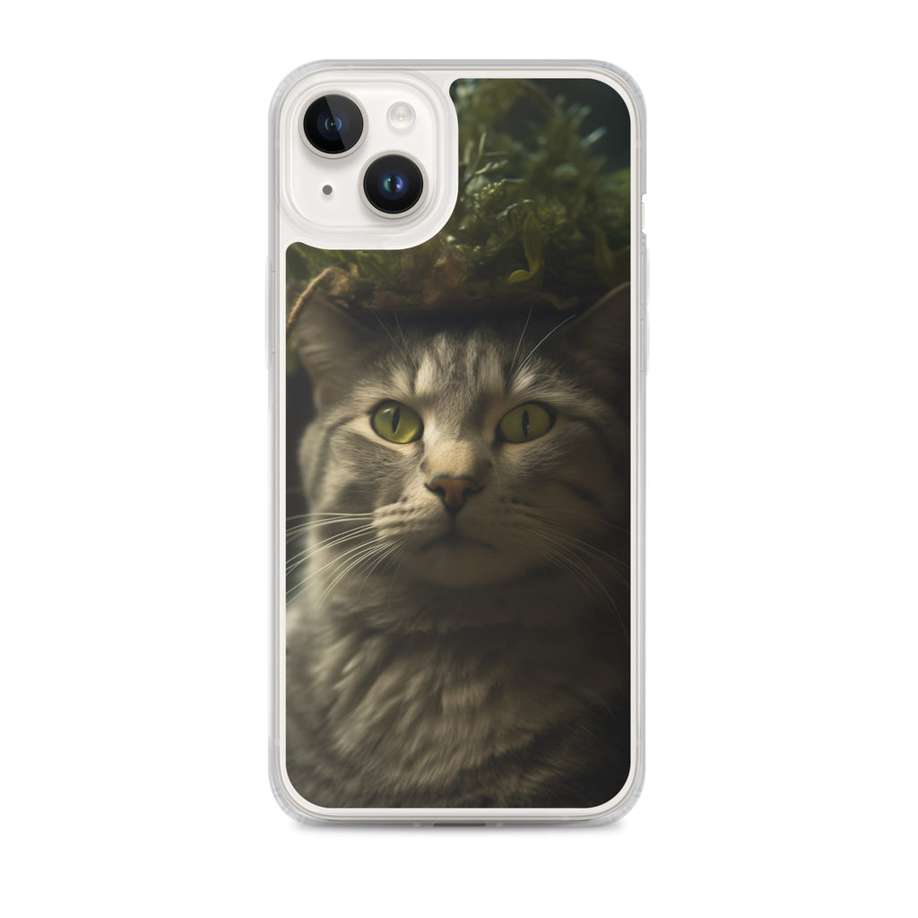 Cat Hat C Clear Case for iPhone