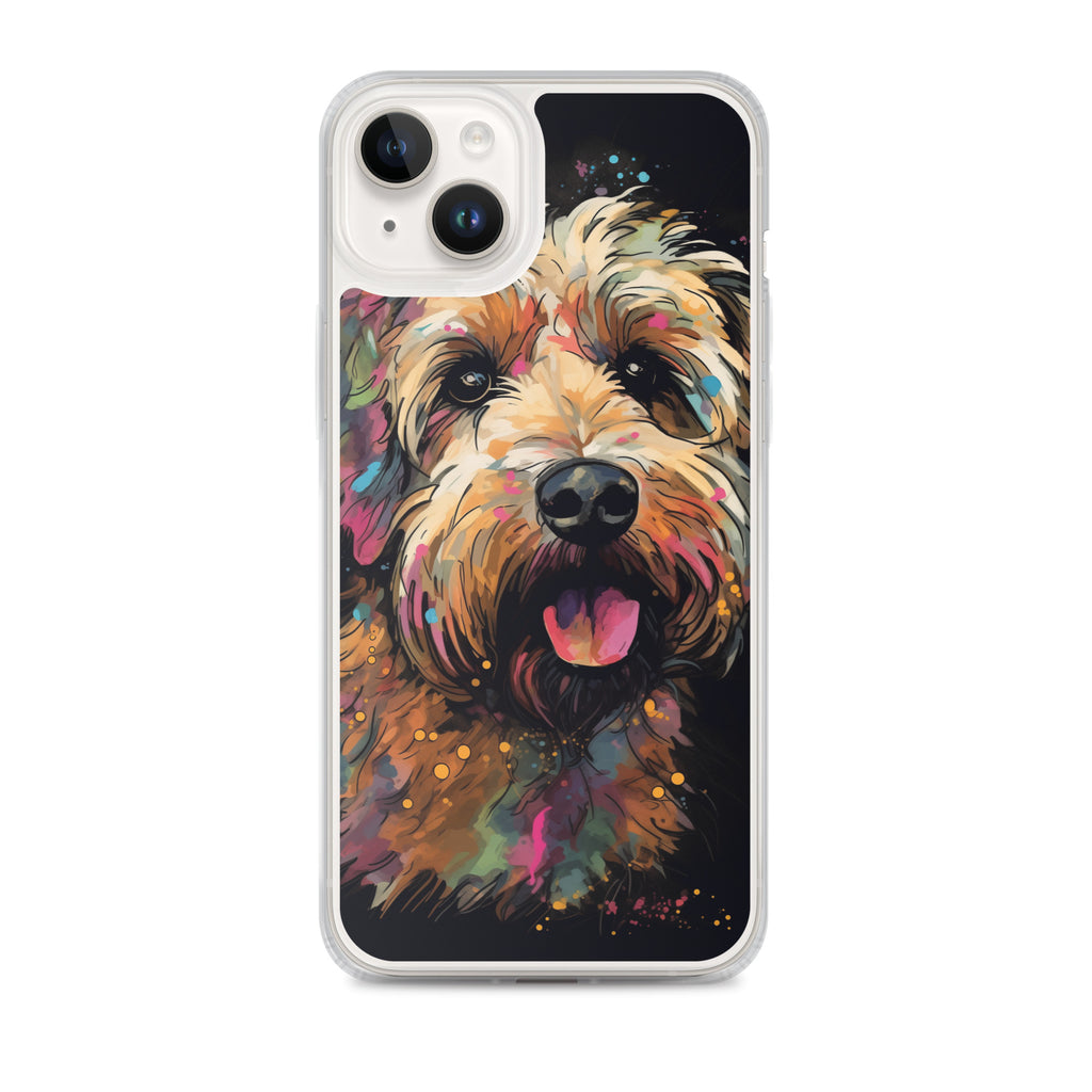 Van Gogh Style Dog A Clear Case for iPhone