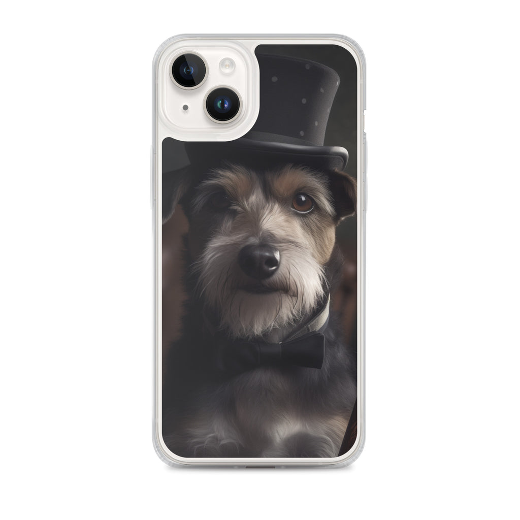 Top Hat Dog C Clear Case for iPhone