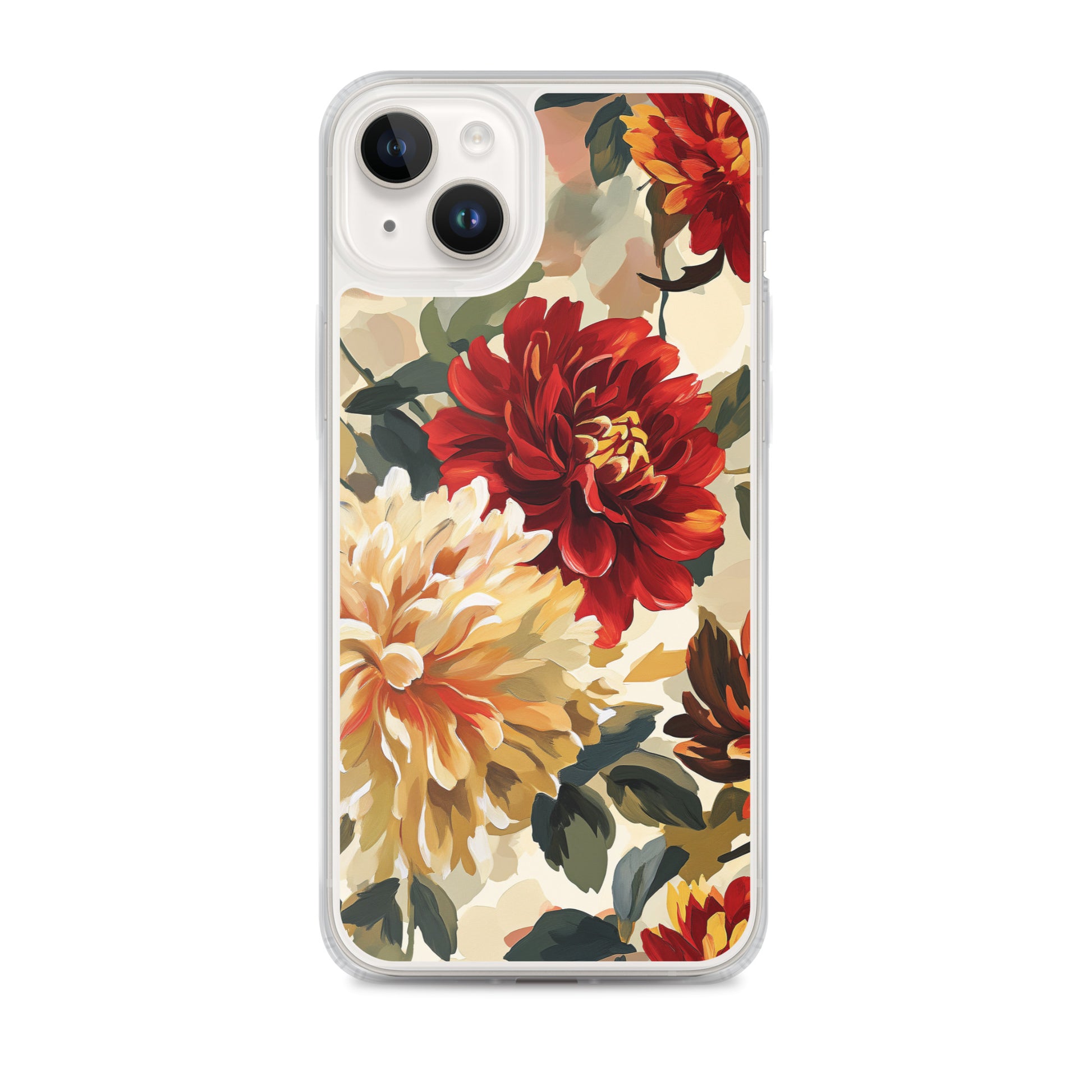 Flower Coral Clear Case for iPhone®