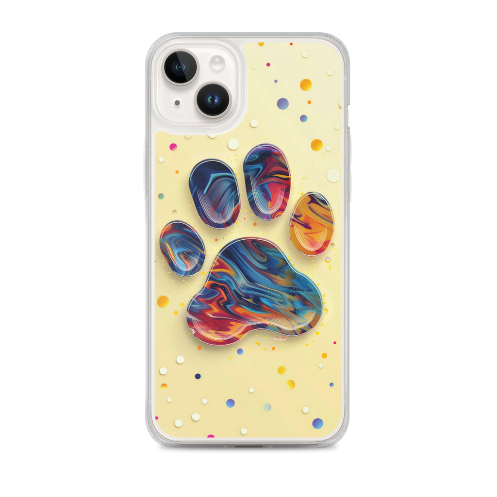 Artistic PawPrints  Aurora Clear Case for iPhone®