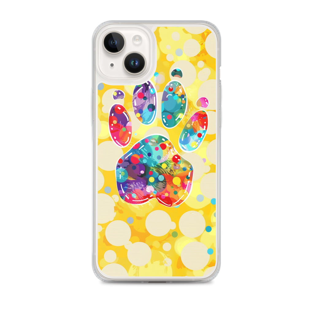 Artistic PawPrints Borealis Clear Case for iPhone®