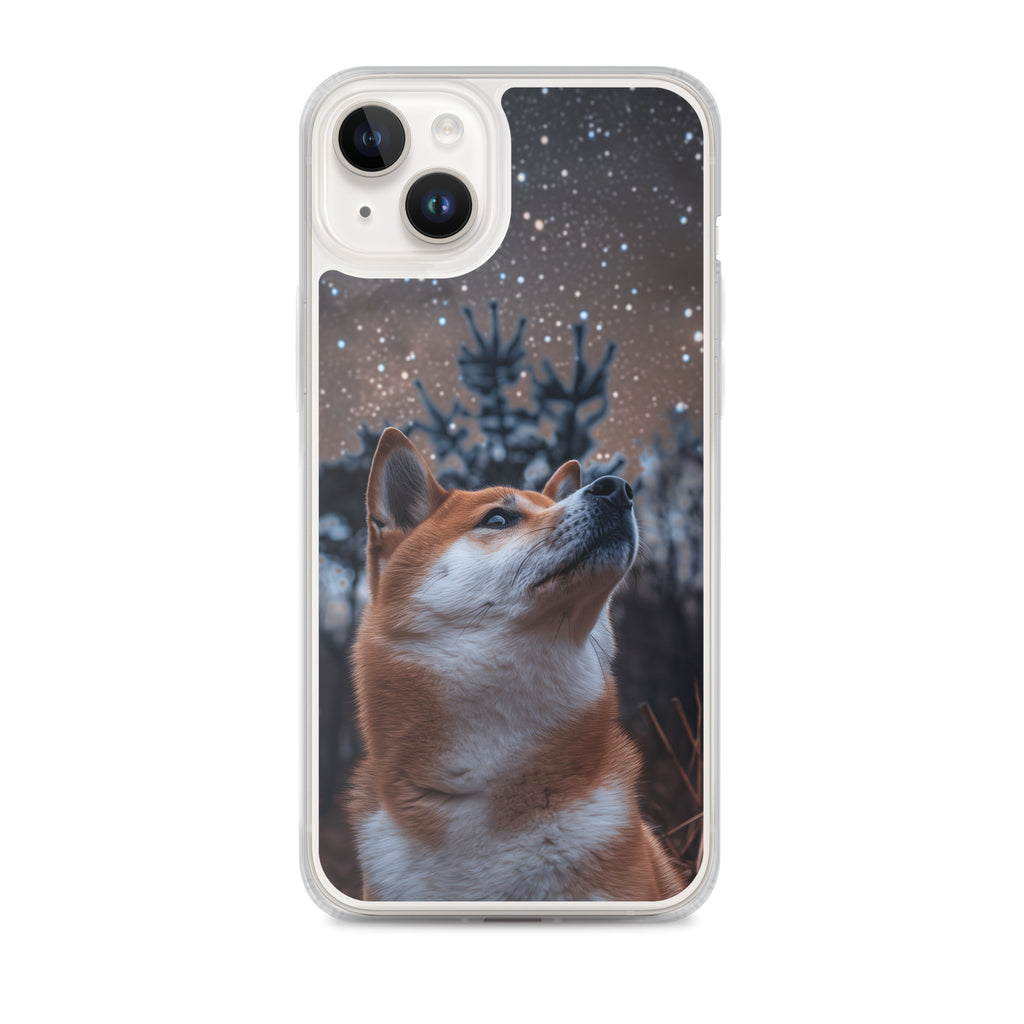 Shiba Inu Starry Night Clear Case for iPhone®