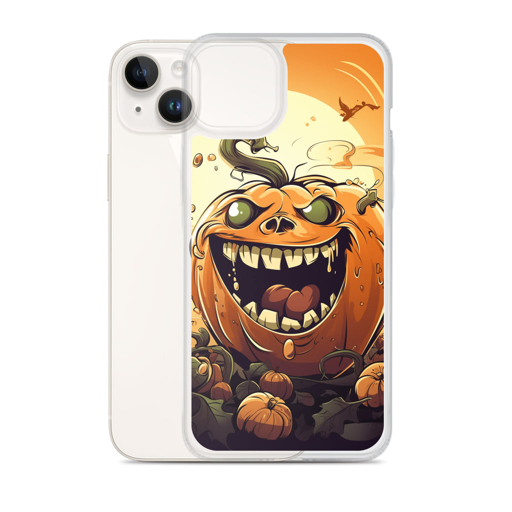 Halloween Pumpkin B Clear Case for iPhone