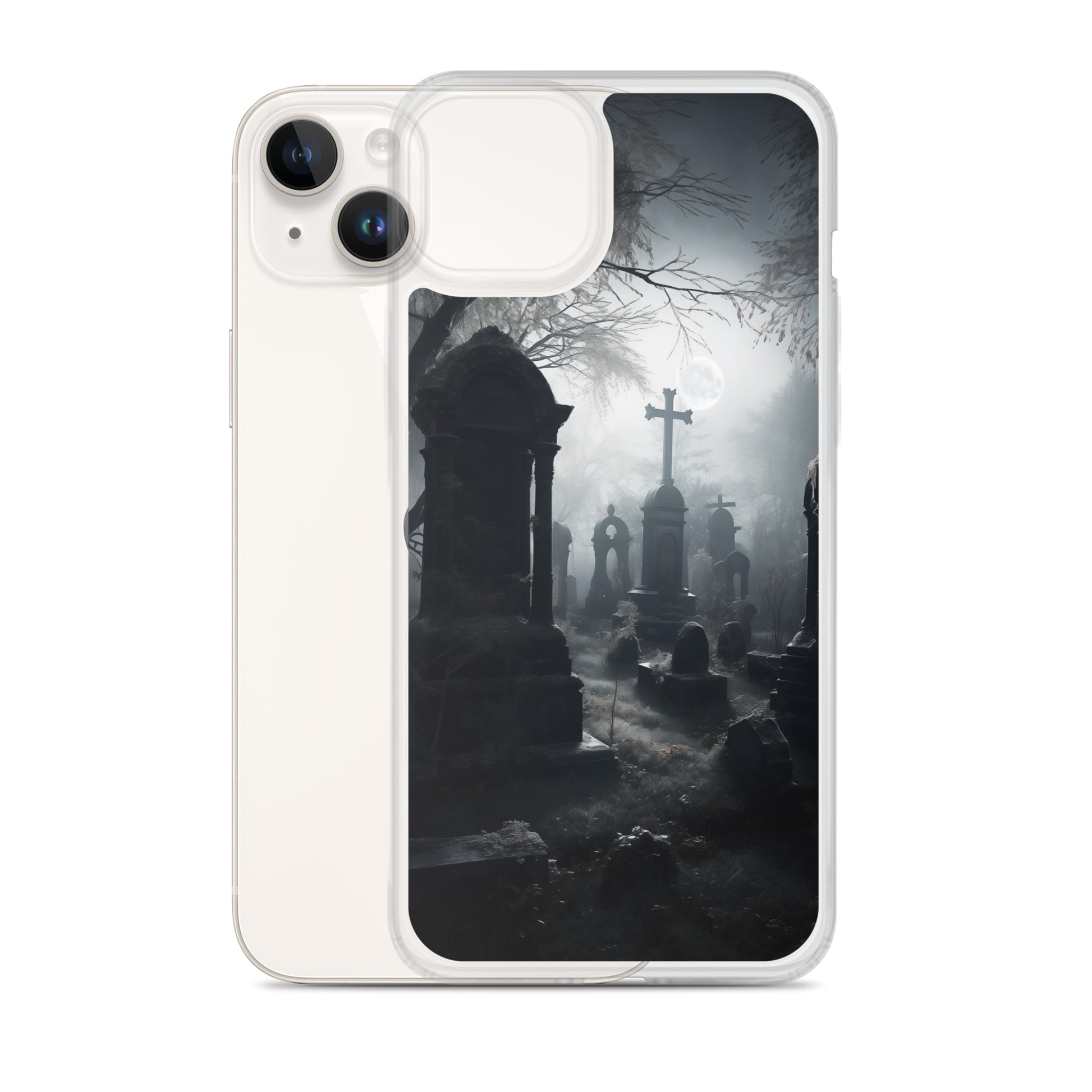 Cemetery B Clear Case for iPhone