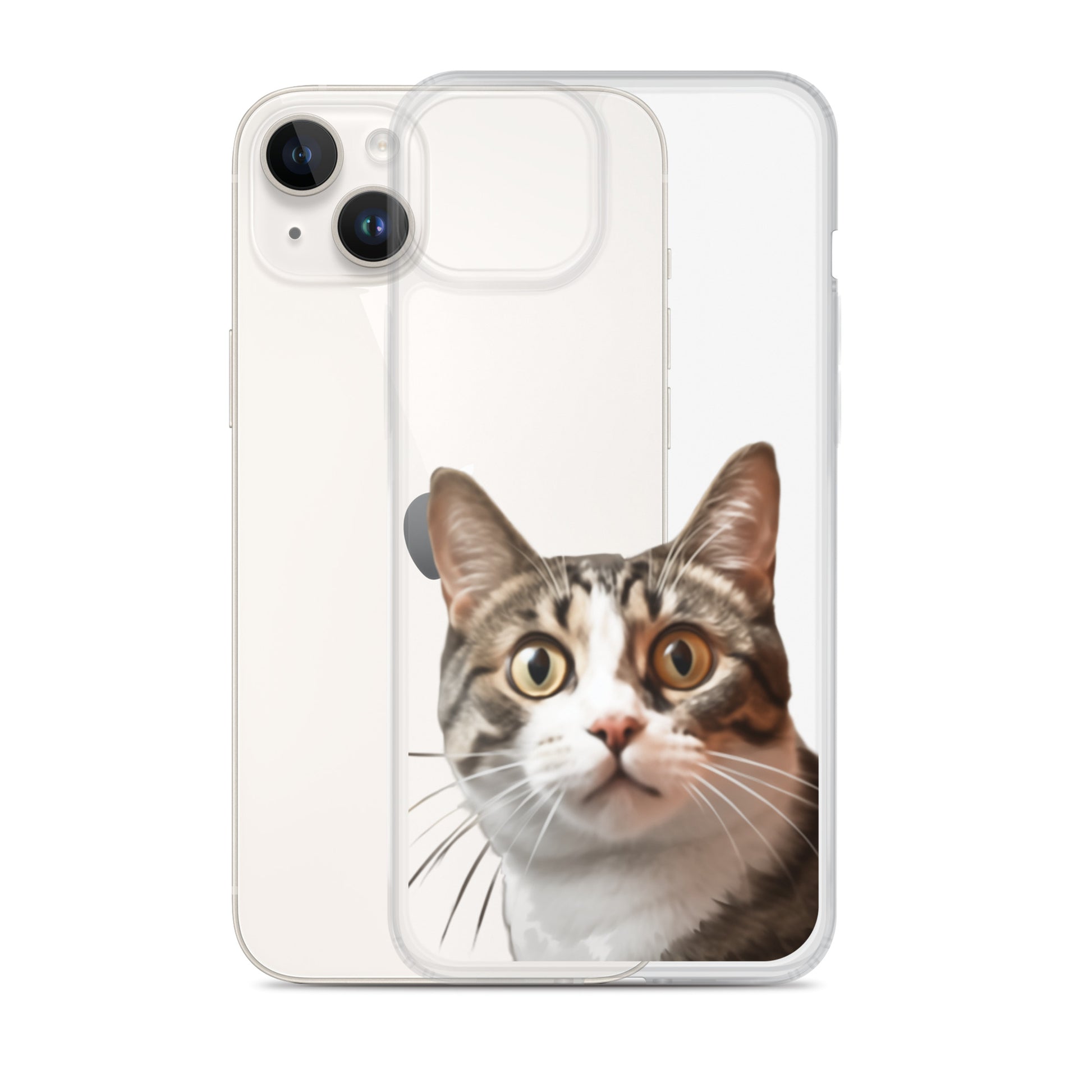Cat D Clear Case for iPhone