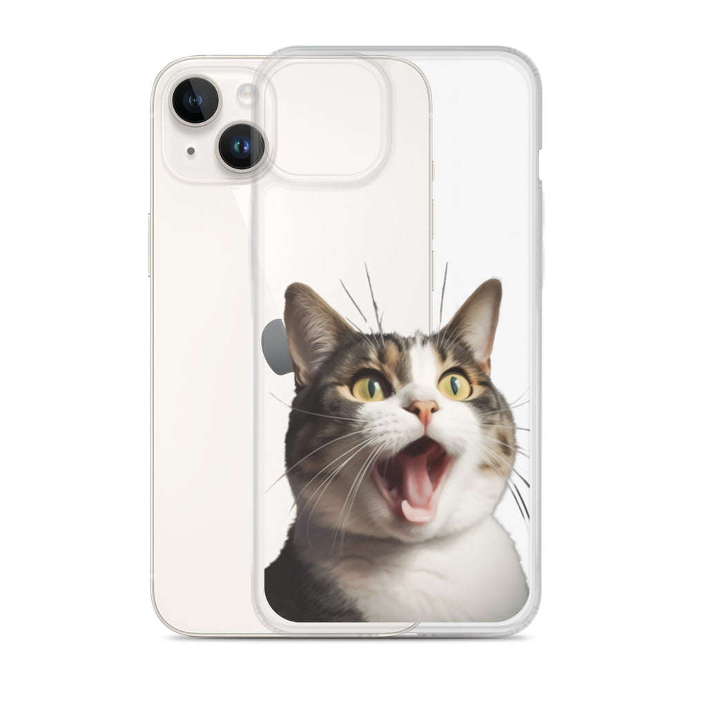 Cat H Clear Case for iPhone