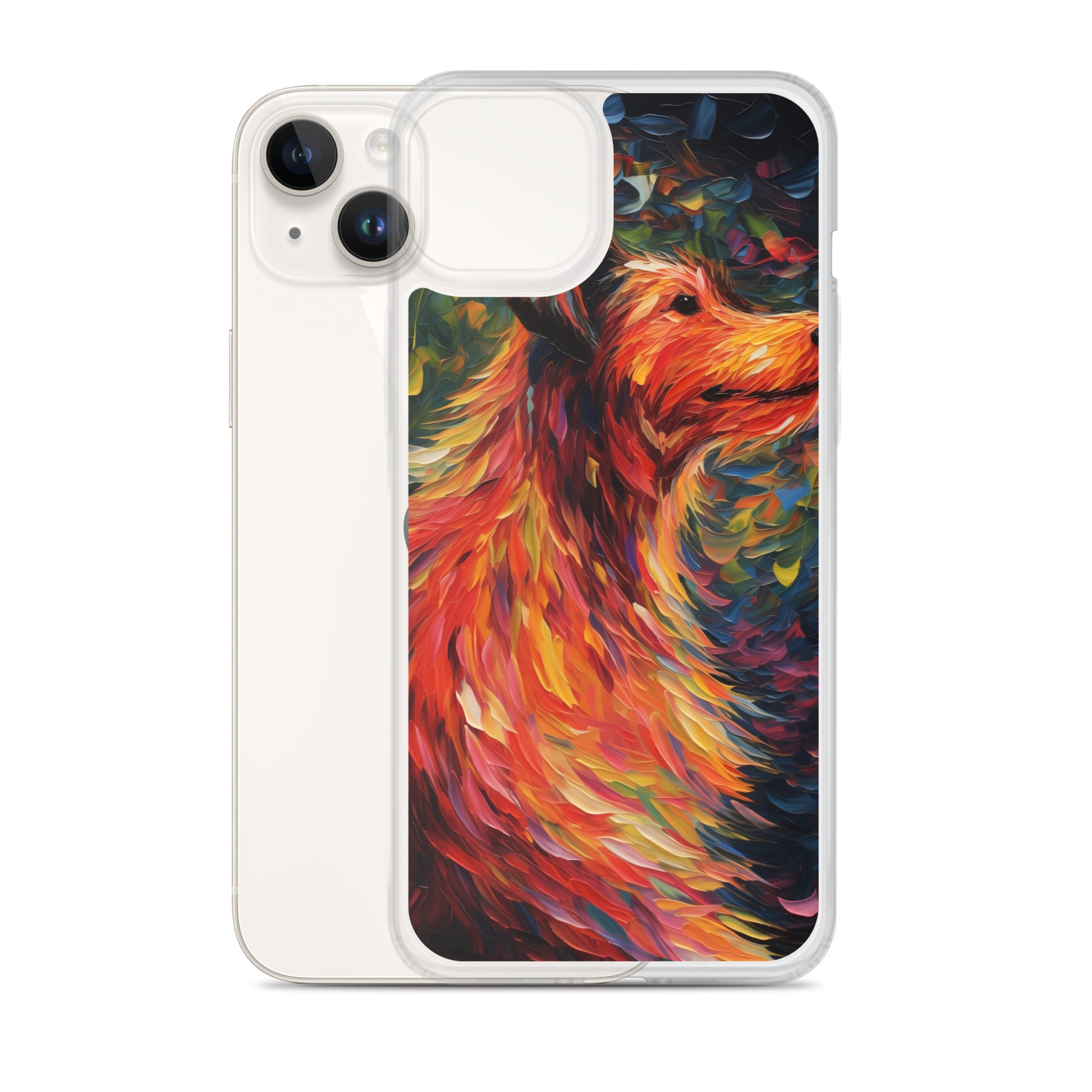 Van Gogh dog C Clear Case for iPhone