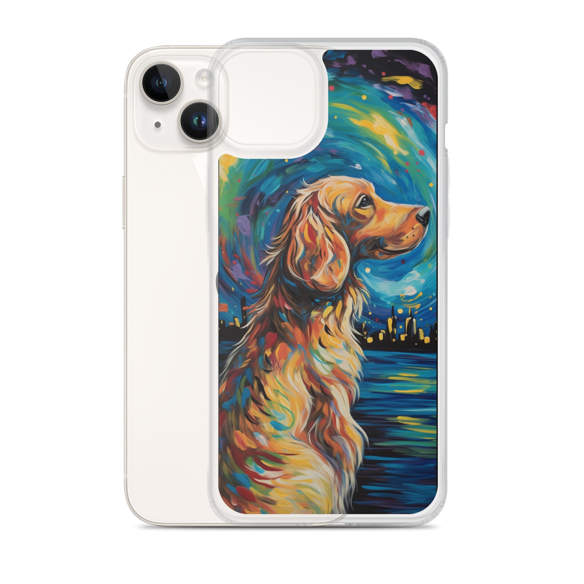 Van Gogh dog F Clear Case for iPhone