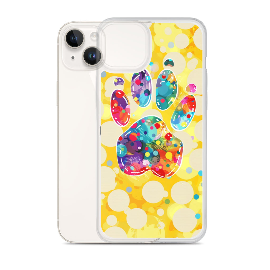Artistic PawPrints Borealis Clear Case for iPhone®