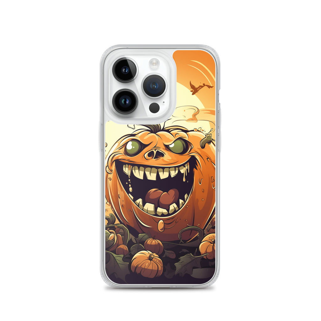 Halloween Pumpkin B Clear Case for iPhone