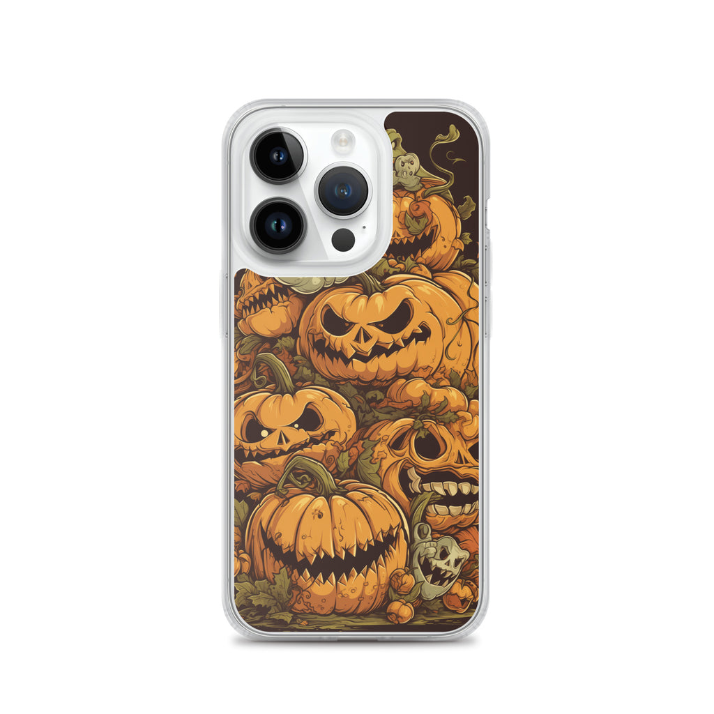 Halloween Pumpkin C Clear Case for iPhone