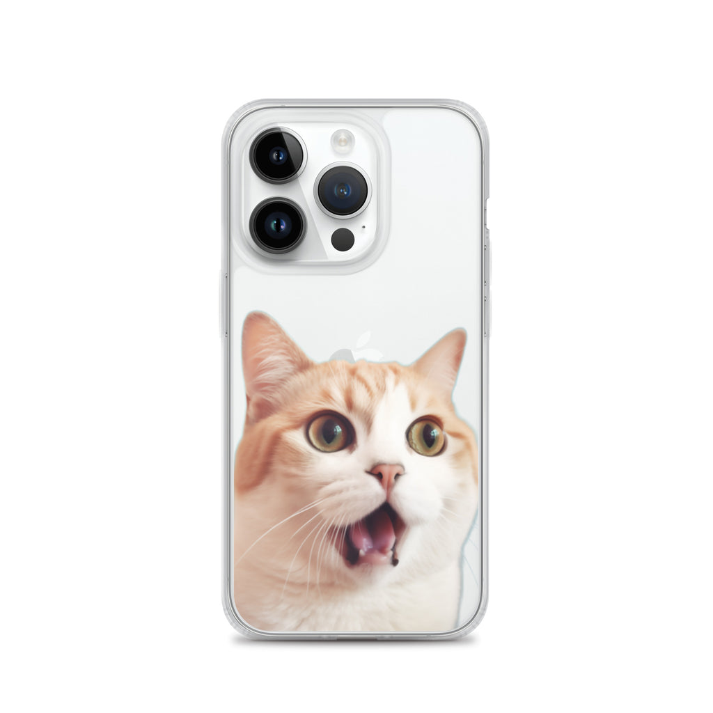 Cat E Clear Case for iPhone