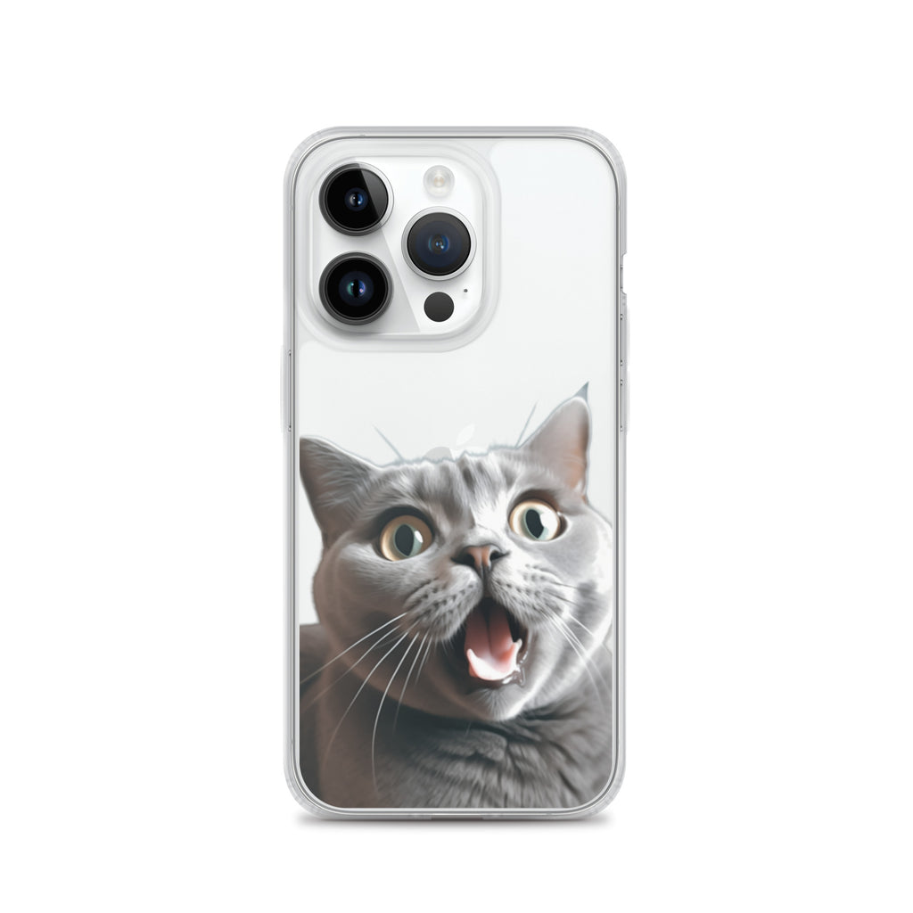 Cat F Clear Case for iPhone