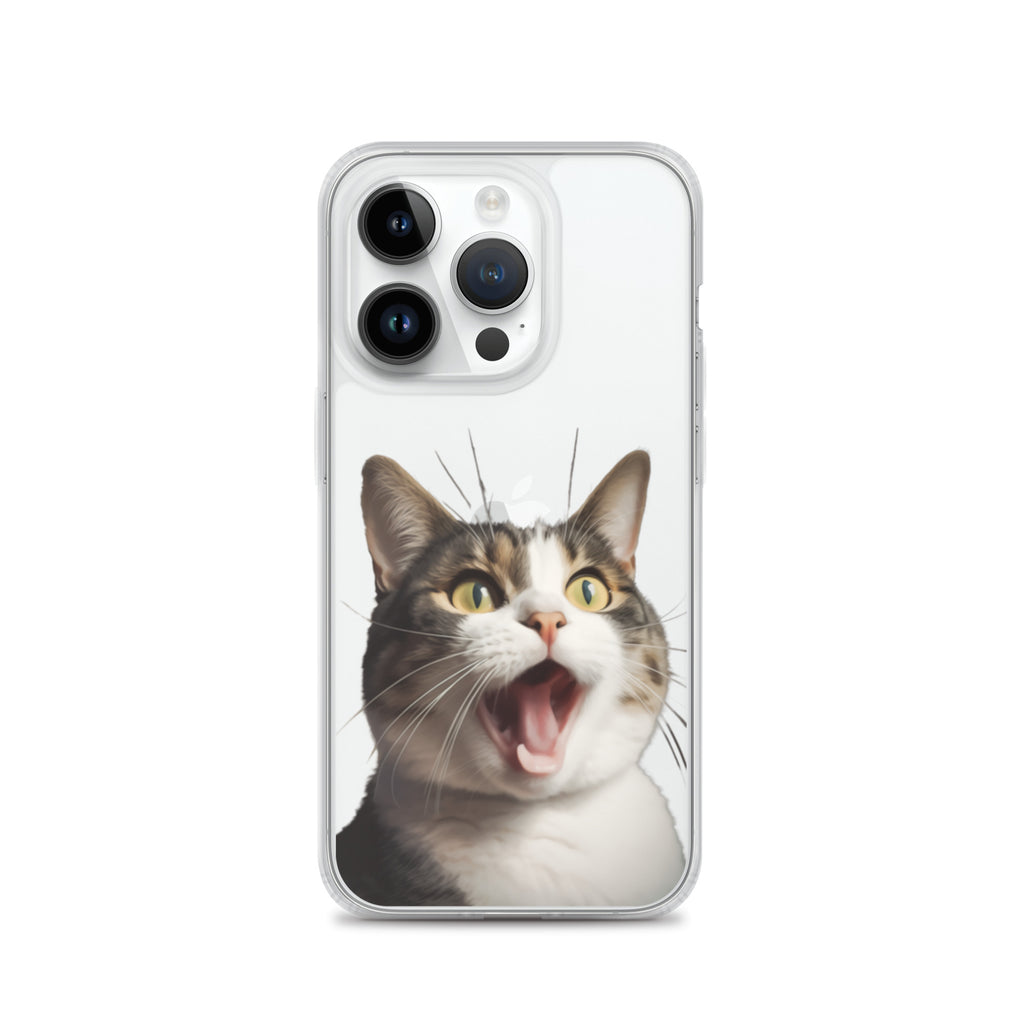 Cat H Clear Case for iPhone