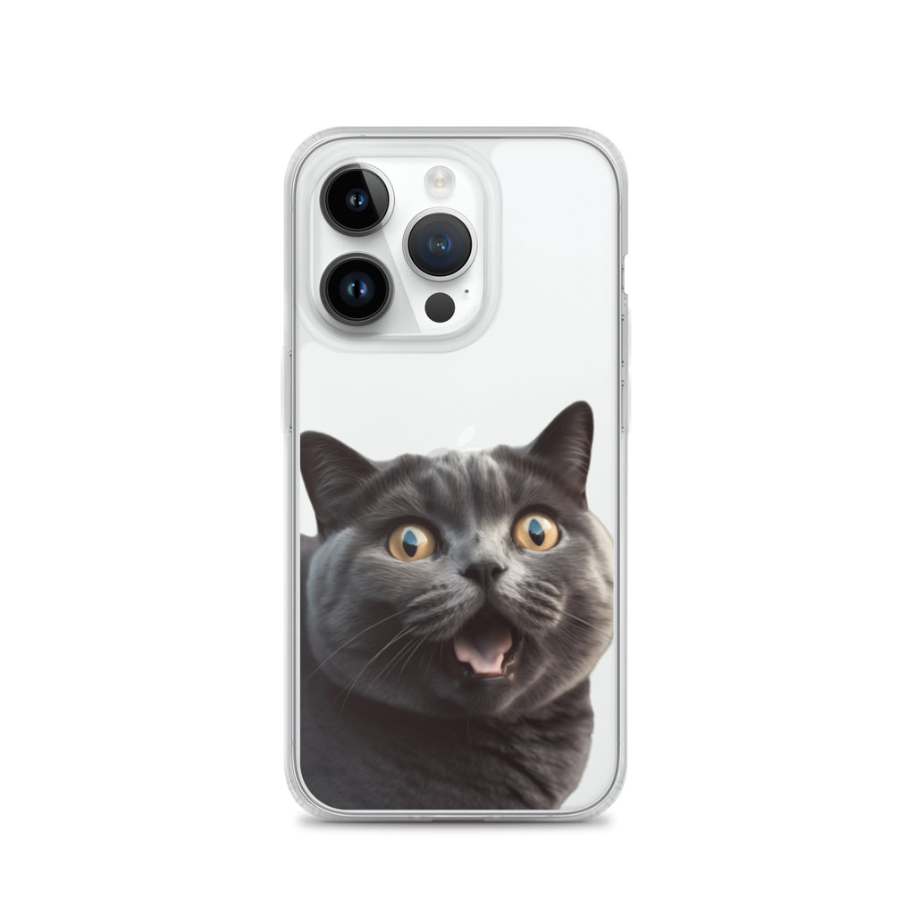 Cat  I Clear Case for iPhone