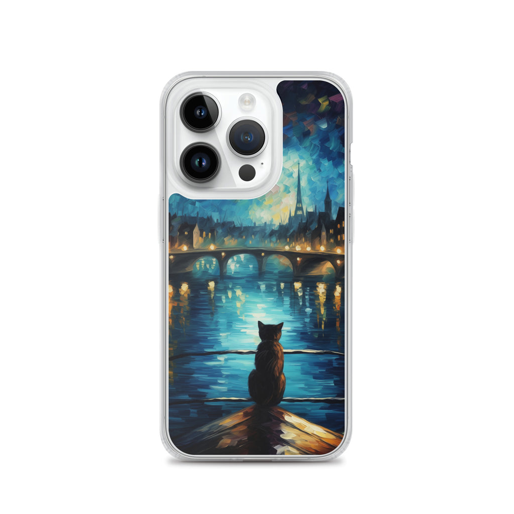 River Cat B Clear Case for iPhone