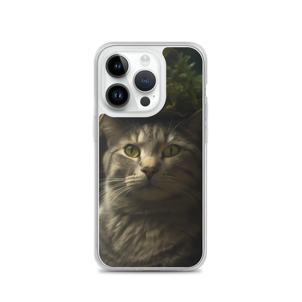 Cat Hat C Clear Case for iPhone