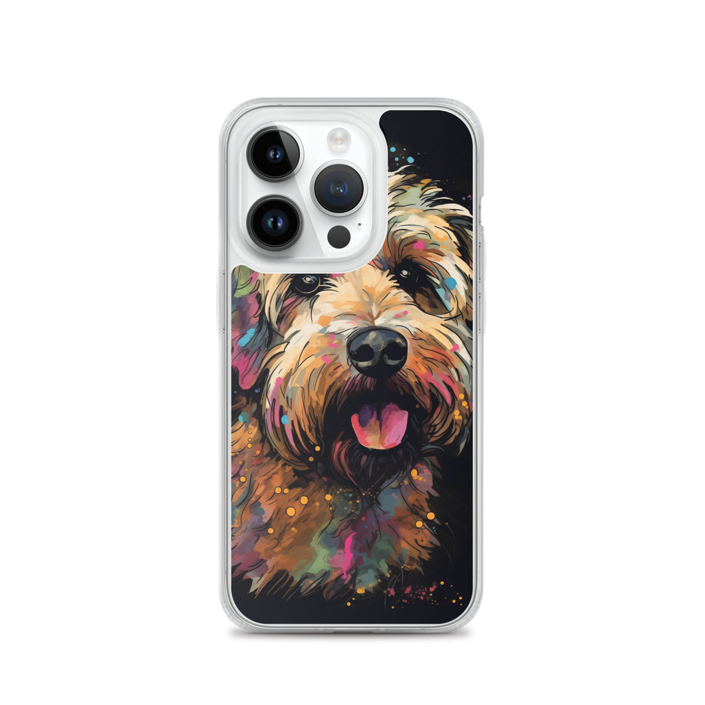 Van Gogh Style Dog A Clear Case for iPhone