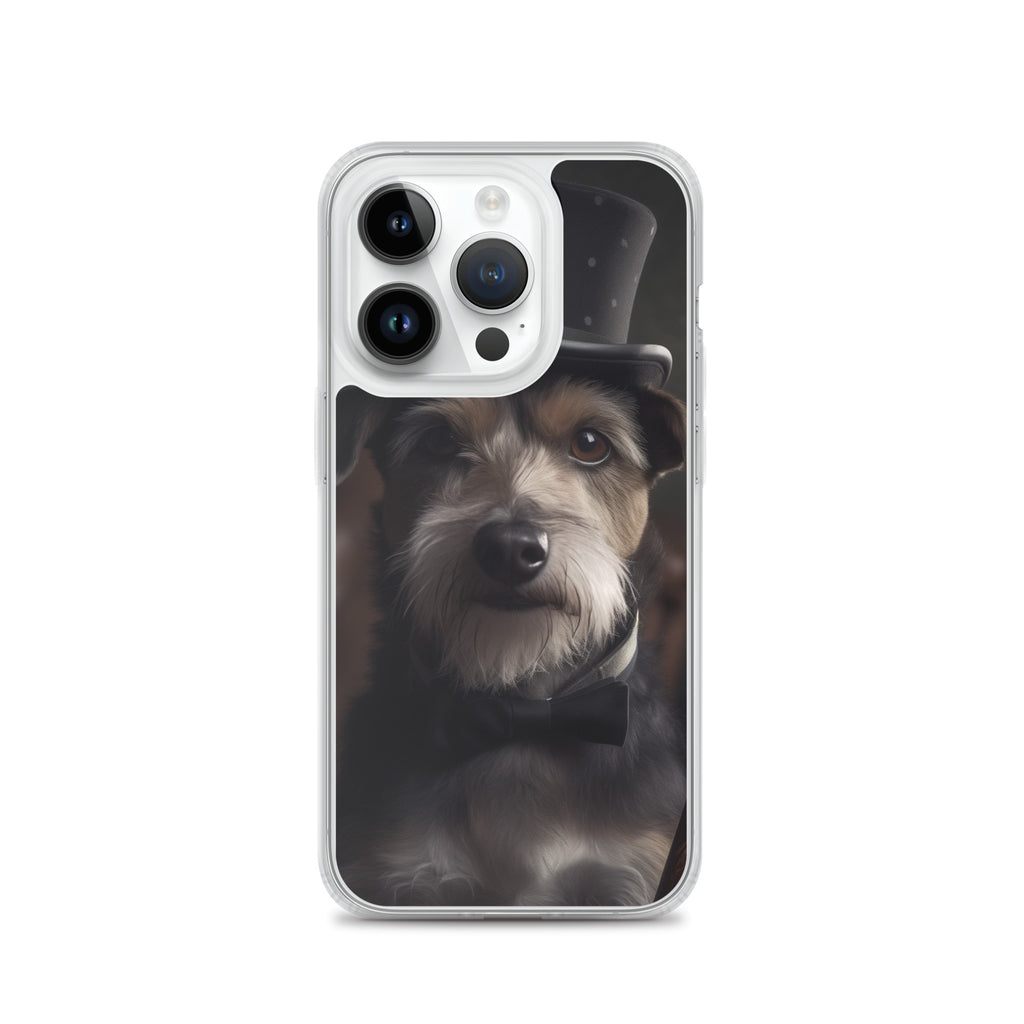 Top Hat Dog C Clear Case for iPhone