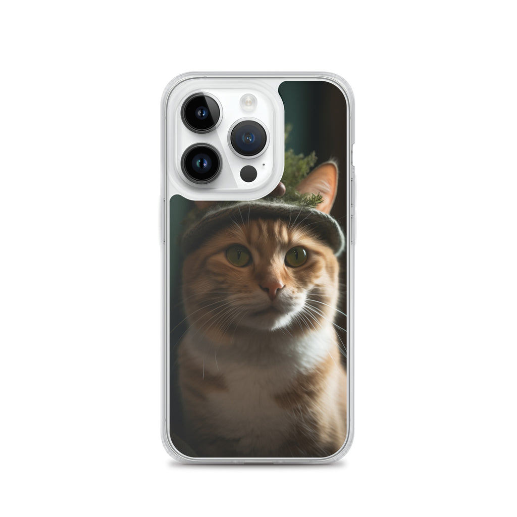 Cat Hat F Clear Case for iPhone®