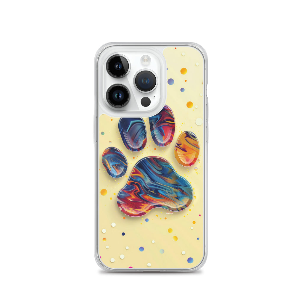 Artistic PawPrints  Aurora Clear Case for iPhone®