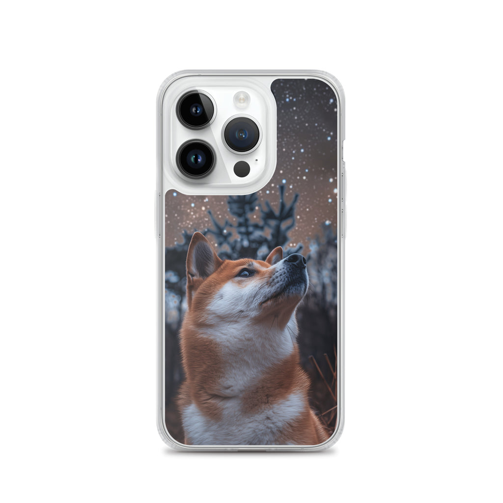 Shiba Inu Starry Night Clear Case for iPhone®