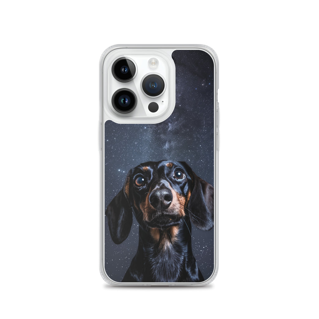 Dachshund Starry Night Clear Case for iPhone®