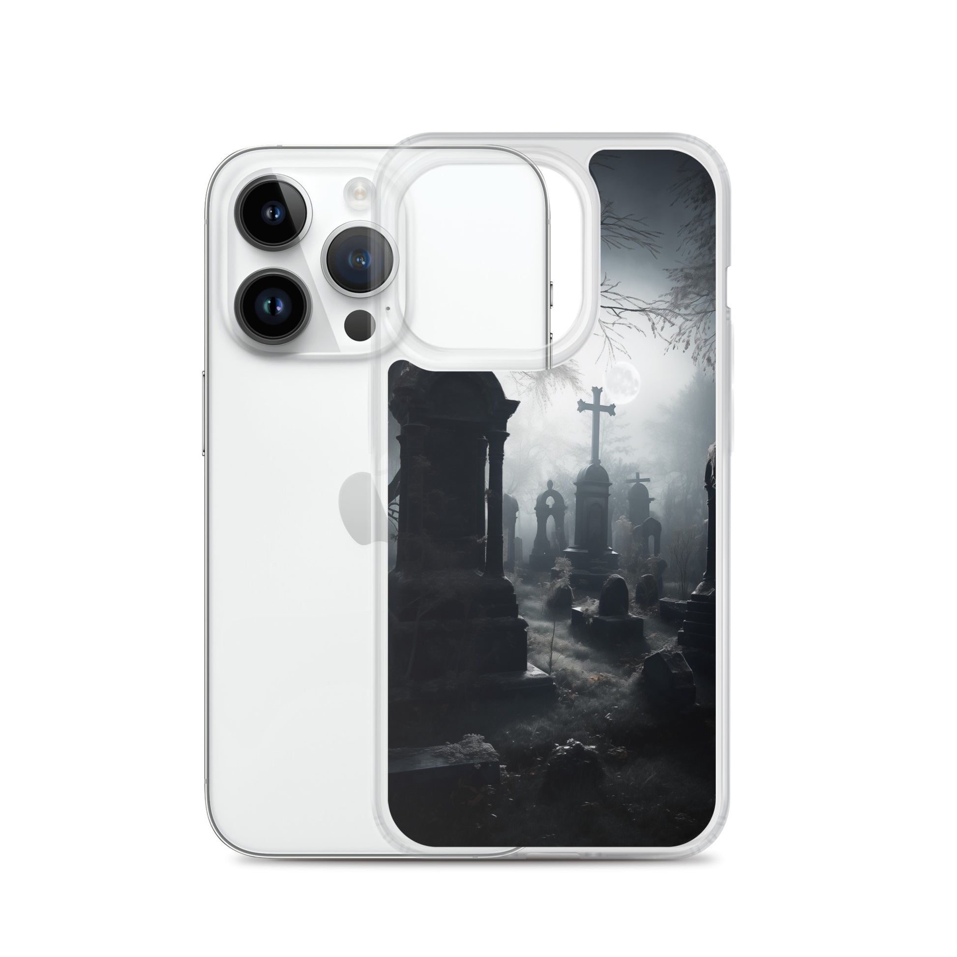 Cemetery B Clear Case for iPhone