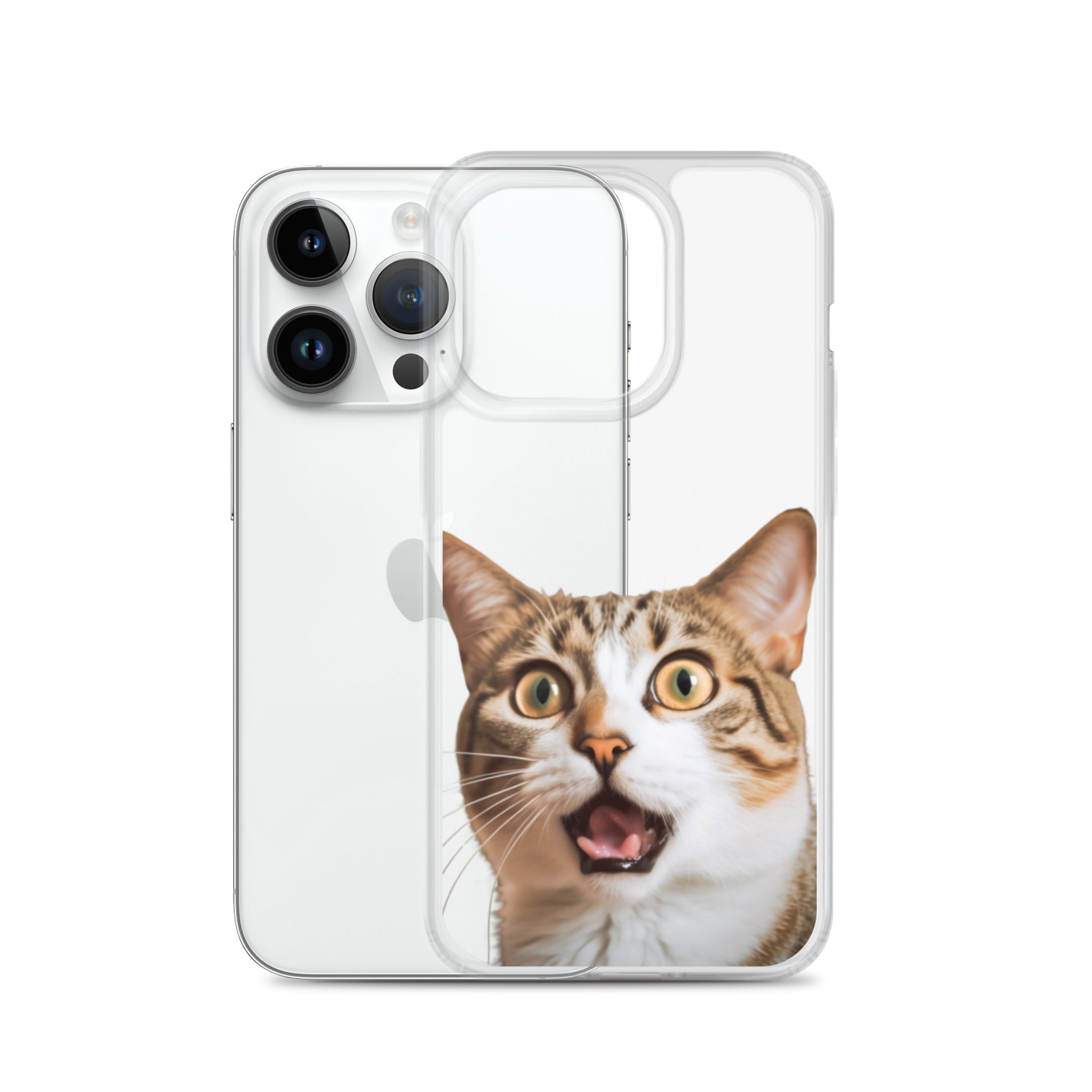 Cat A Clear Case for iPhone