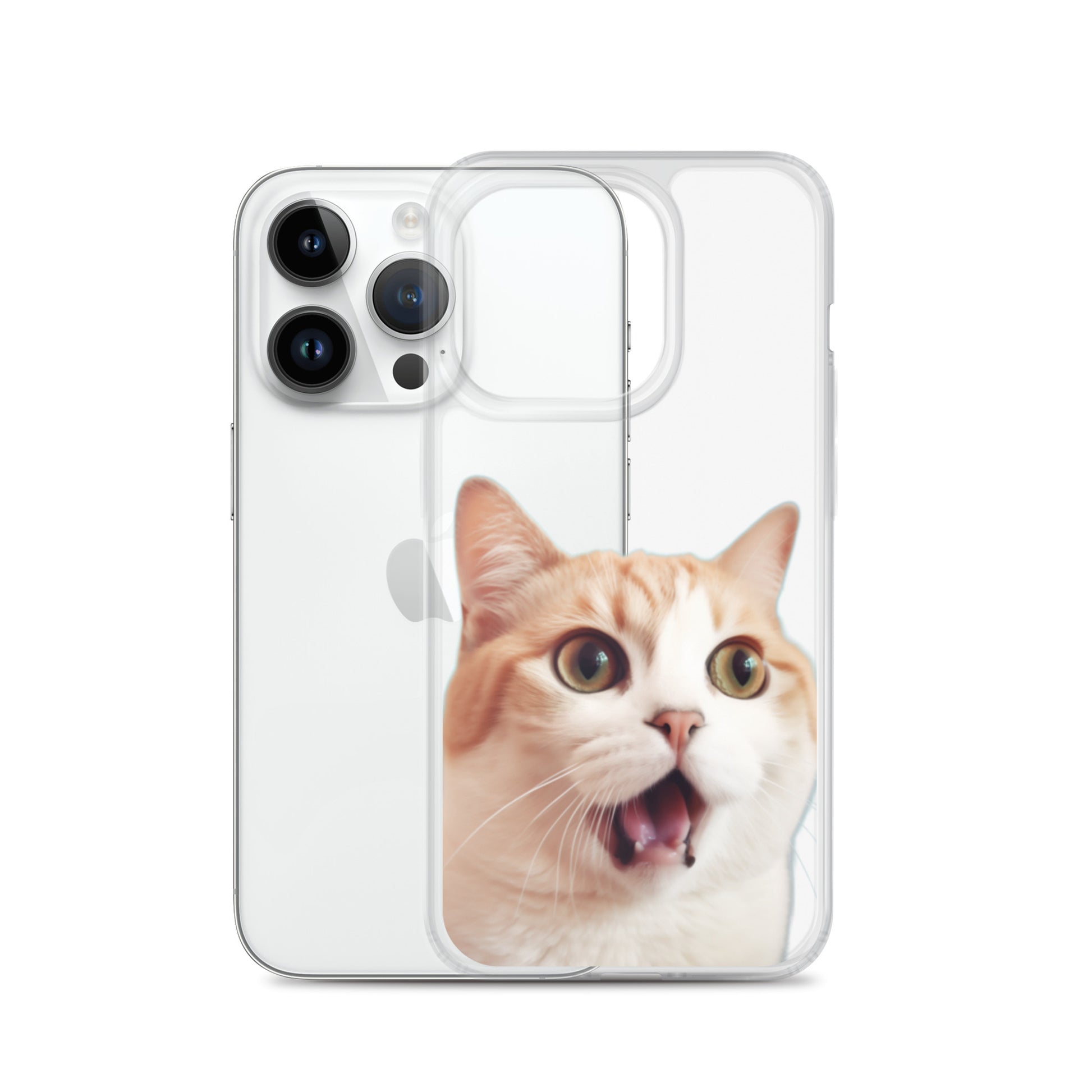 Cat E Clear Case for iPhone