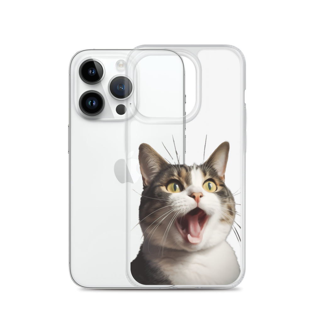 Cat H Clear Case for iPhone