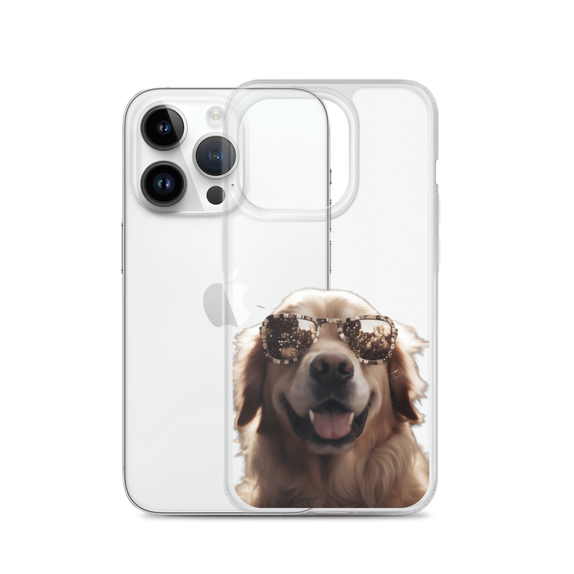 Glasses Dog K Clear Case for iPhone