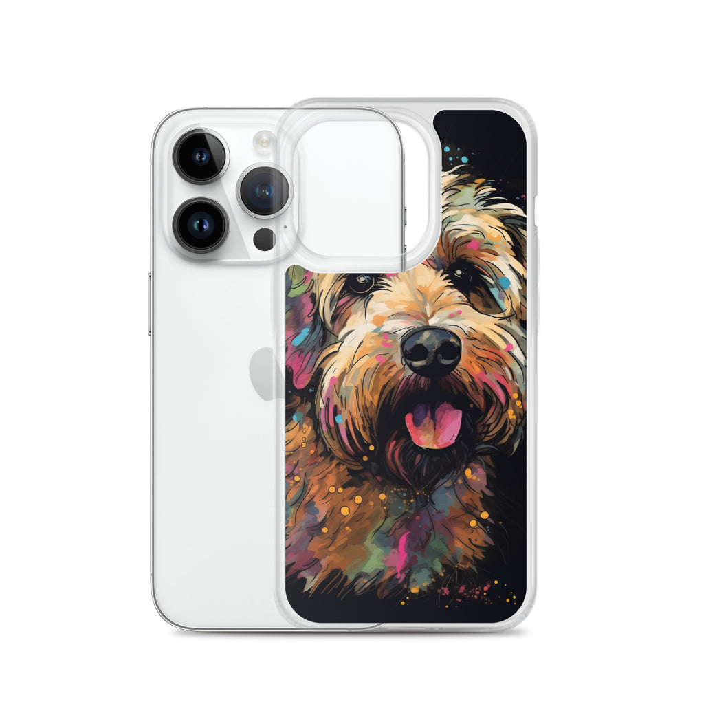 Van Gogh Style Dog A Clear Case for iPhone