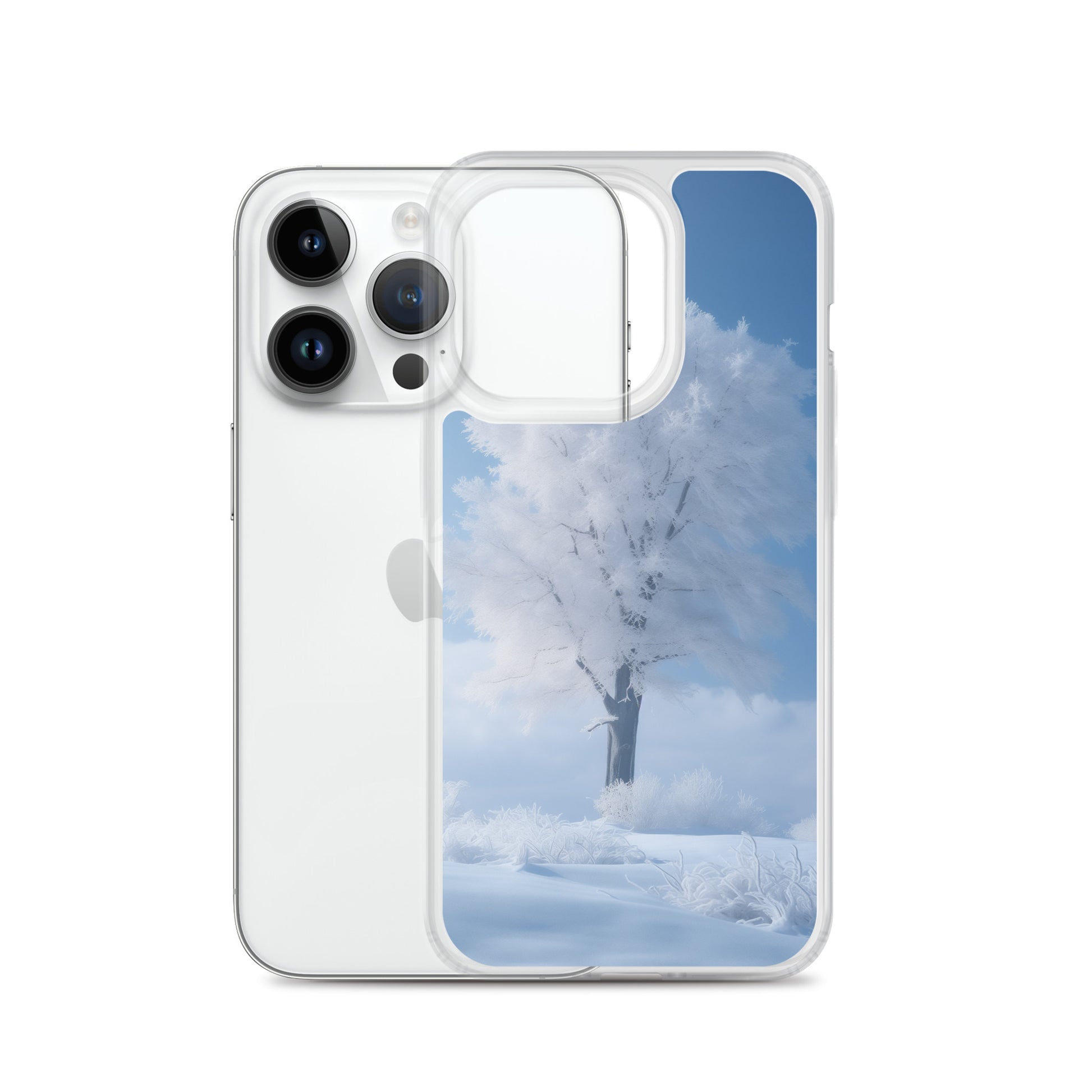 Snow Tree B Clear Case for iPhone®