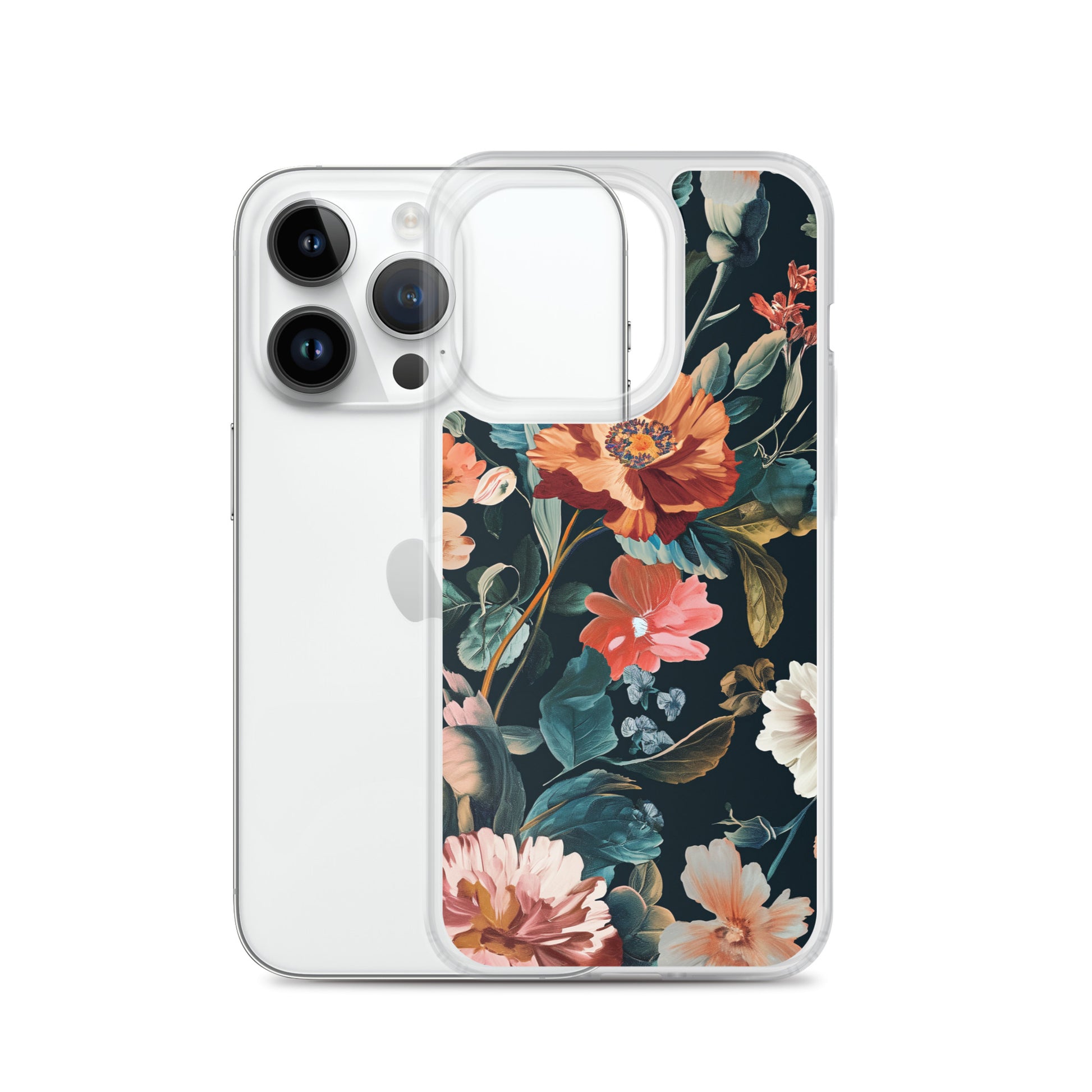 Flower Golden Clear Case for iPhone®