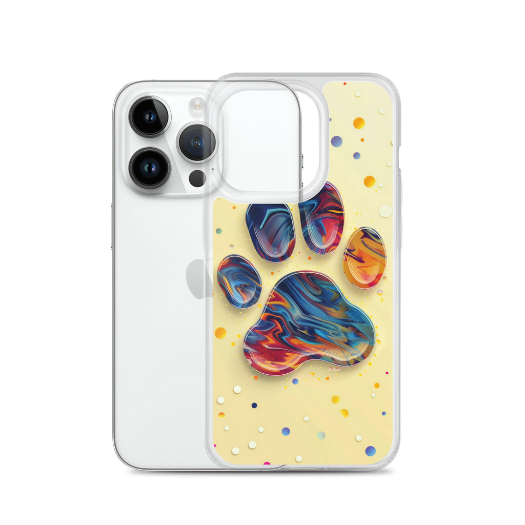 Artistic PawPrints  Aurora Clear Case for iPhone®