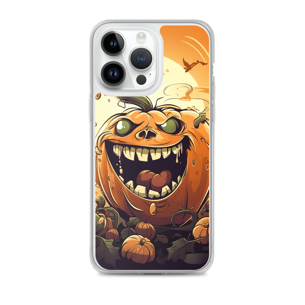 Halloween Pumpkin B Clear Case for iPhone