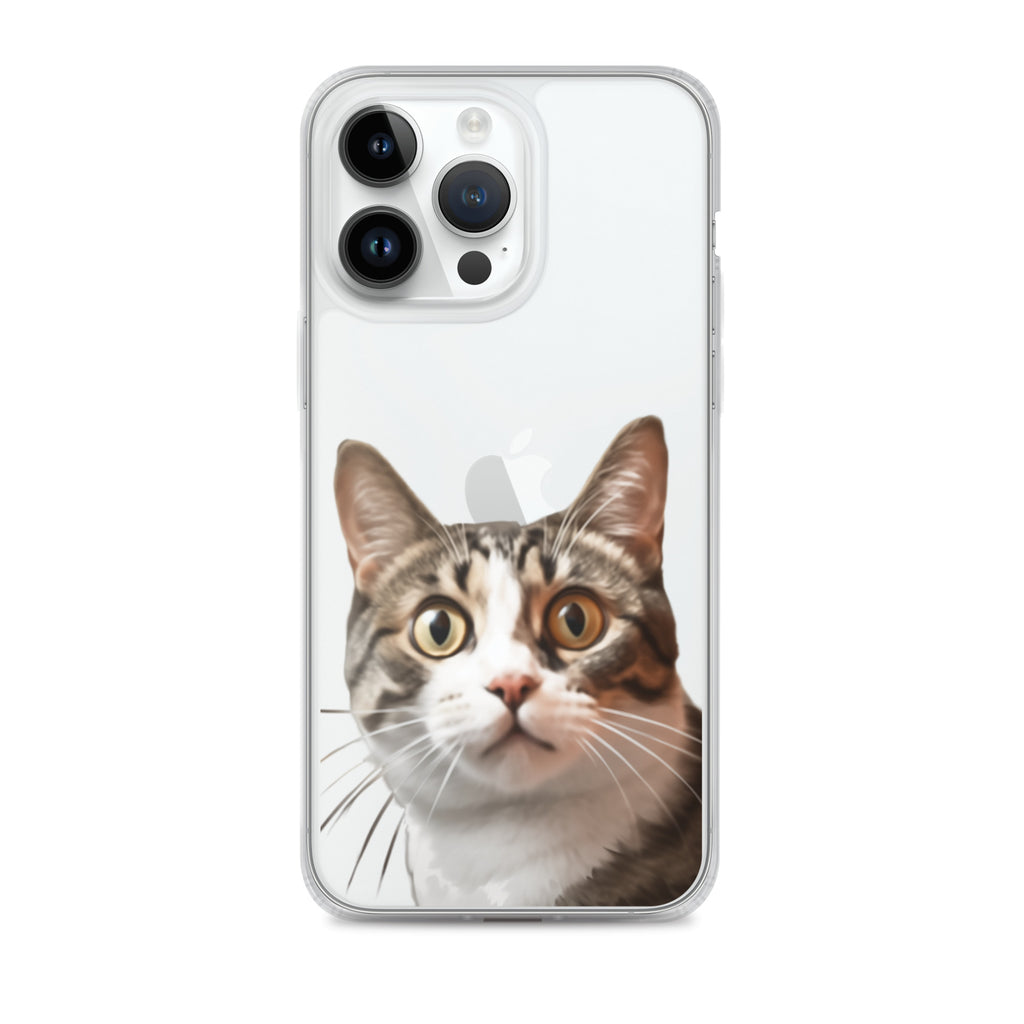 Cat D Clear Case for iPhone