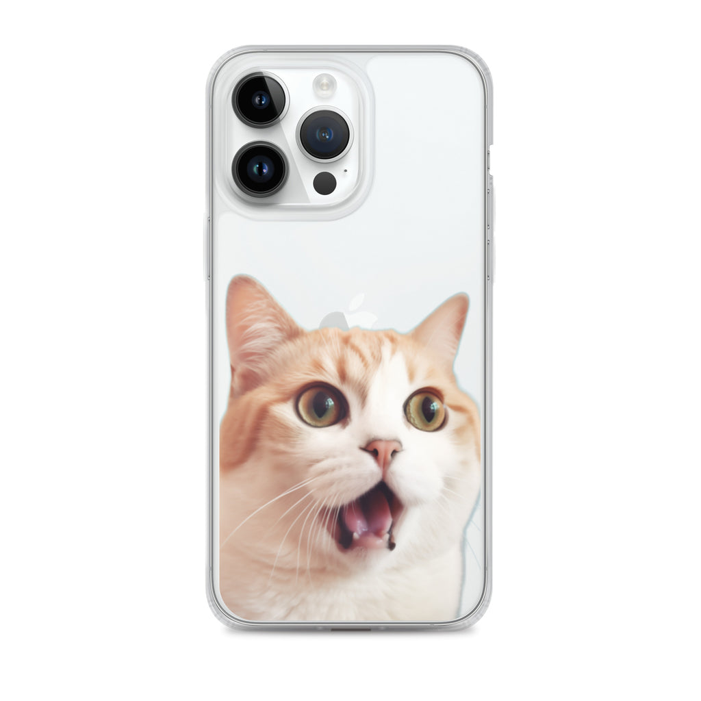 Cat E Clear Case for iPhone