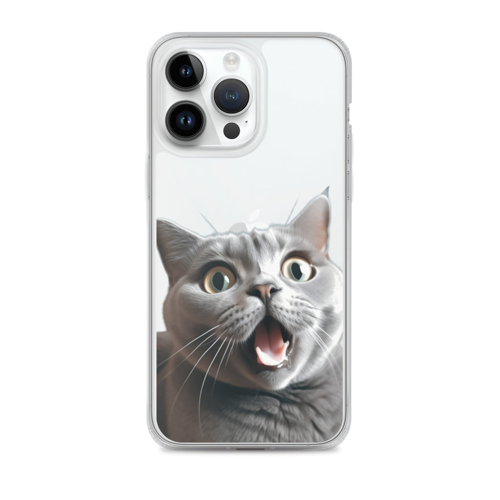 Cat F Clear Case for iPhone